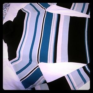 Stripped Turtleneck Sweater